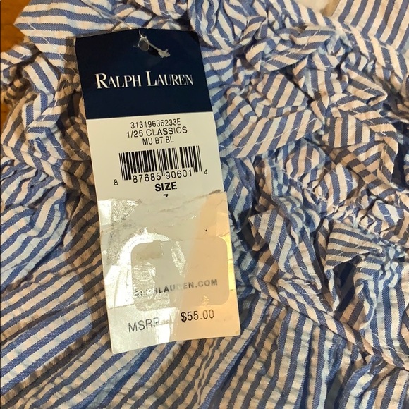 Ralph Lauren Girls Classic Ruffle Dress - Picture 2 of 2